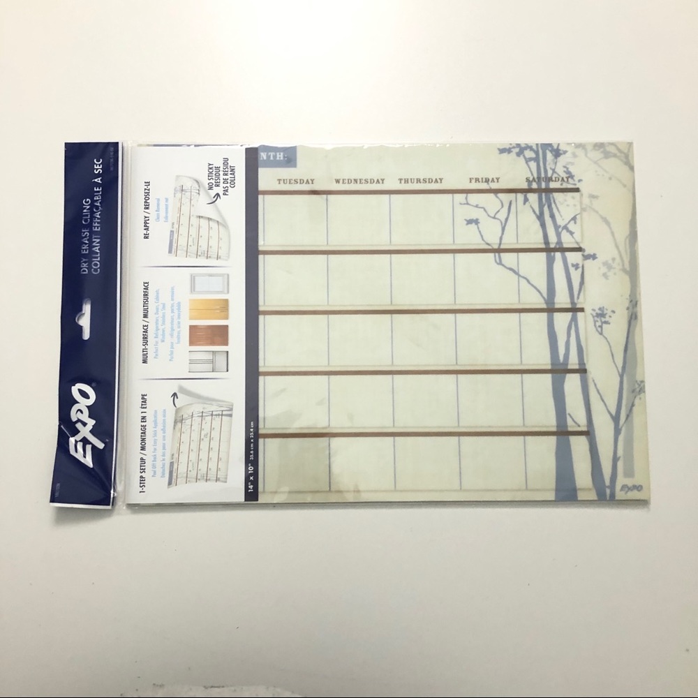 Expo Calendar Refrigerator Dry Erase Board Office Refrigerator Removable Scenery